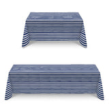 Anti Stains Tablecloth Stripes Blue - Ribes y Casals