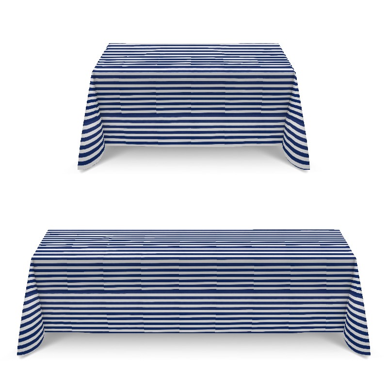 Anti Stains Tablecloth Stripes Blue - Ribes y Casals
