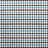 Tablecloth Stainproof Vichy Brown Blue - Ribes y Casals