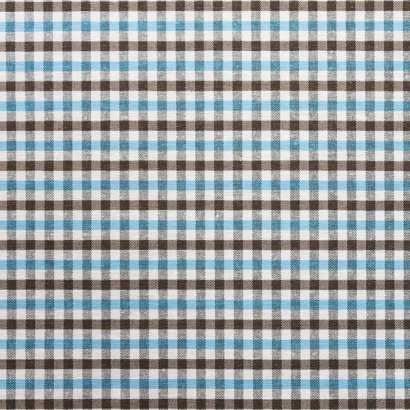 Tablecloth Stainproof Vichy Brown Blue - Ribes y Casals