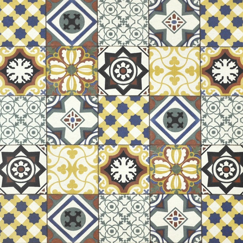 Mantel Antimanchas Cocina Lila Pistacho - Ribes y Casals
