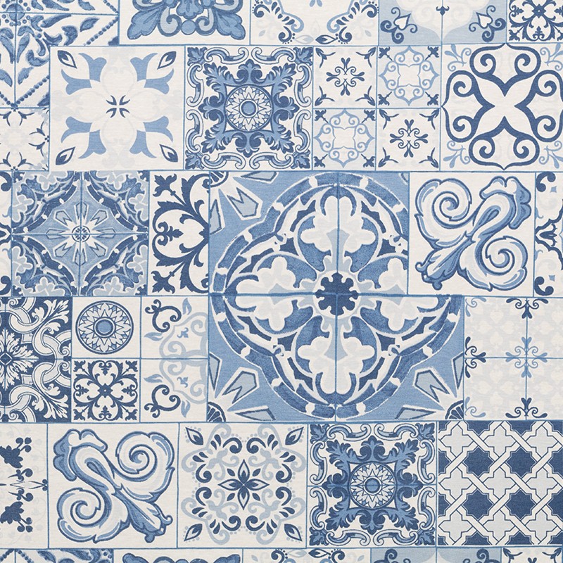 Tablecloth Tiles Blue - Ribes y Casals