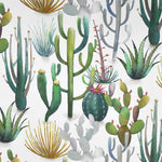 Mantel Cactus Fondo Blanco - Ribes y Casals
