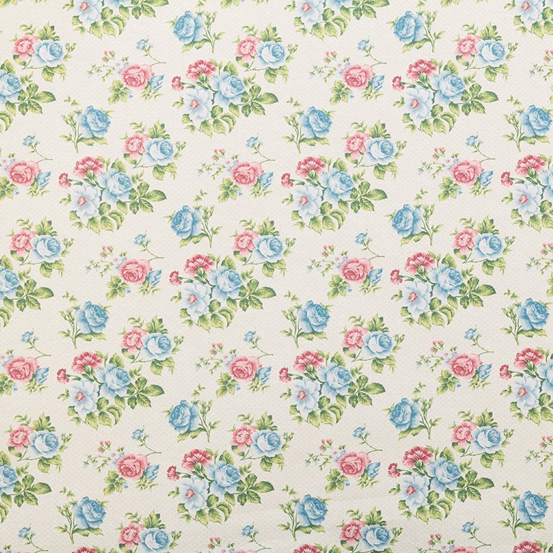 Tablecloth Flowers Dots Celeste - Ribes y Casals