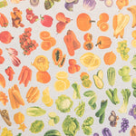 Tablecloth Fruits Grey Background - Ribes y Casals