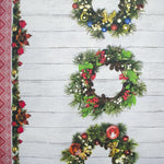 Tablecloth Christmas Stainproof Wood Grey - Ribes y Casals