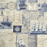 Resin-Coated Tablecloth Boat Blue - Ribes y Casals