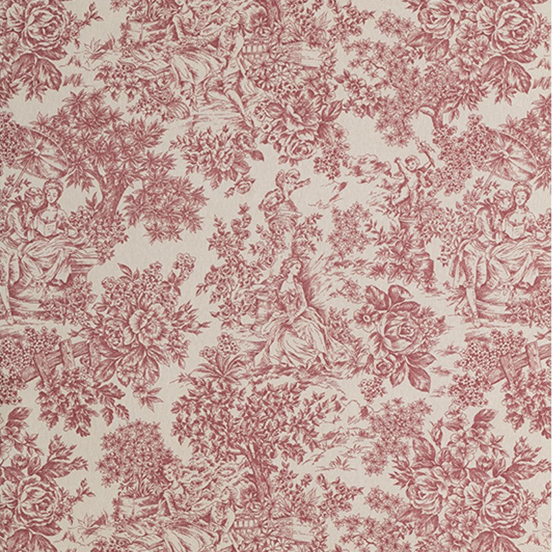 Tablecloth Toile de Jouy Red - Ribes y Casals