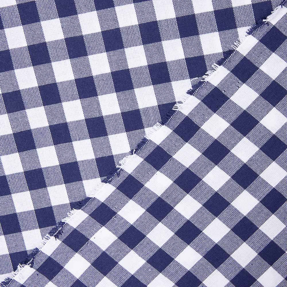 Tablecloth Fabric Blue Square 13mm - Ribes y Casals