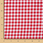 Tablecloth Fabric Red Square 13mm - Ribes y Casals
