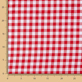 Tablecloth Fabric Red Square 13mm - Ribes y Casals