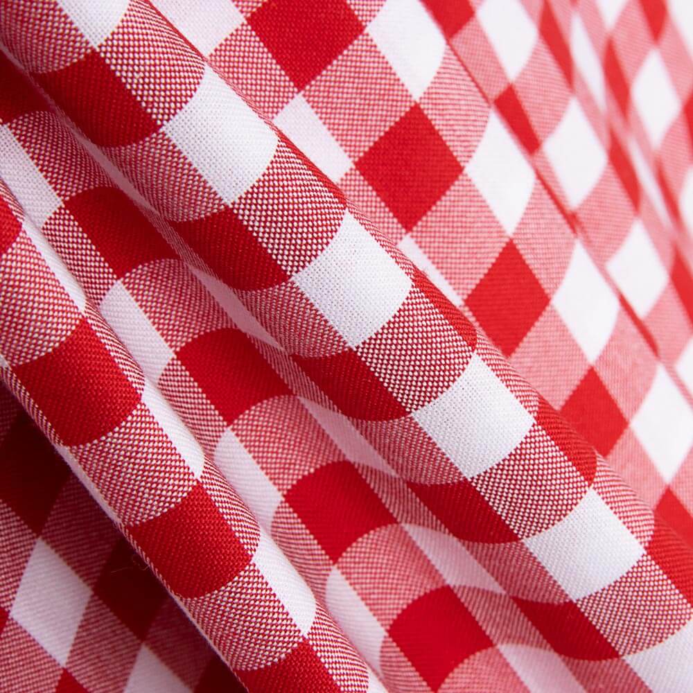 Tablecloth Fabric Red Square 13mm - Ribes y Casals