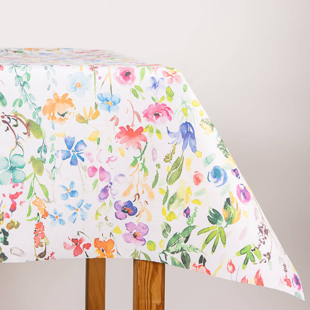 Resin Tablecloth Anti-stain Watercolor Colors - Ribes y Casals