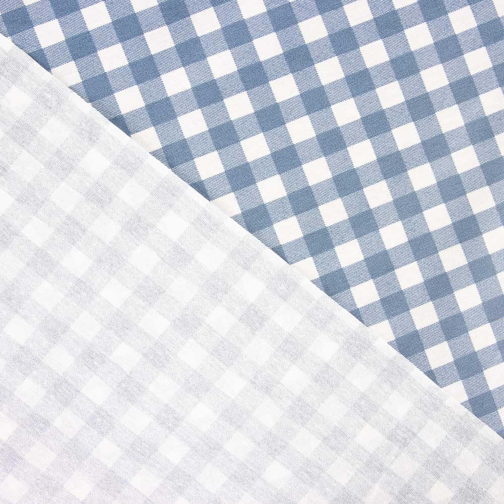 Blue Plaid Anti-Stain Resin Tablecloth - Ribes y Casals