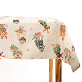 Tablecloth Anti-stain Resin Tablecloth Christmas Doggies - Ribes y Casals