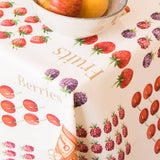 Strawberry Tablecloth White - Ribes y Casals