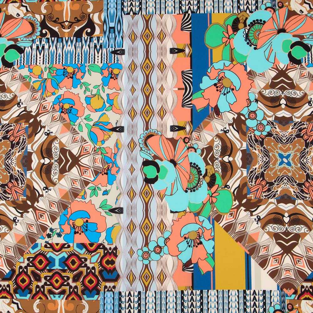 Marocain Retro Blue Patch - Ribes y Casals