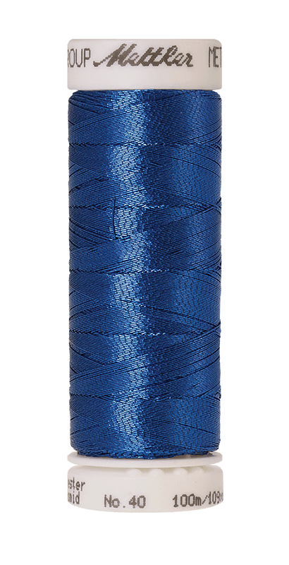 Mettler Blue Metallic Thread - Ribes y Casals