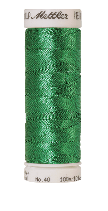 Mettler Green Metallic Thread - Ribes y Casals