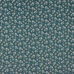 Green Flower Printed Micro Corduroy - Ribes y Casals