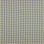 Double-Faced Checked Muslin Lemon-Baltic - Ribes y Casals