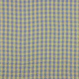 Double-Faced Checked Muslin Lemon-Baltic - Ribes y Casals