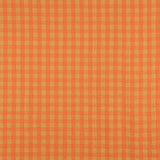 Double-Faced Checked Muslin Orange-Camel - Ribes y Casals