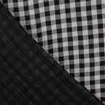 Muselina Doble Faz Cuadros Negro-Blanco - Ribes y Casals