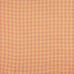 Double-Faced Checked Muslin Pink-Melon - Ribes y Casals