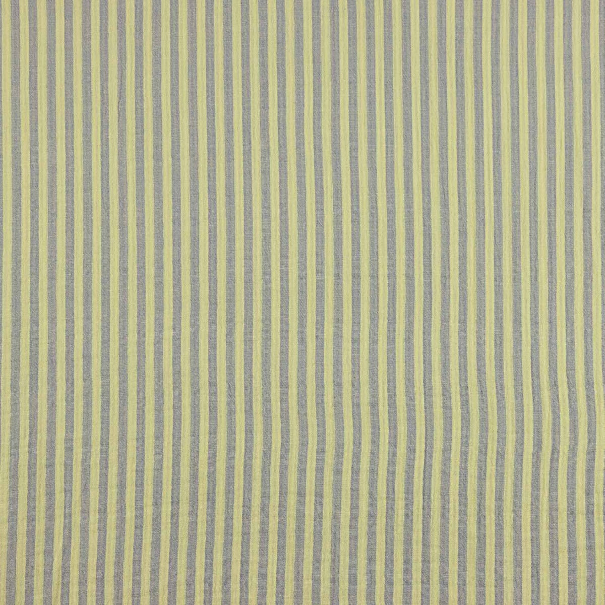 Double-Faced Striped Muslin Lemon-Baltic - Ribes y Casals