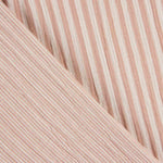 Double-Faced Muslin Stripes Pink-Natural - Ribes y Casals