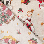 Traditional Santa Claus Christmas Printed Cotton Canvas - Ribes y Casals