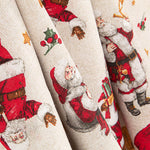 Traditional Santa Claus Christmas Printed Cotton Canvas - Ribes y Casals