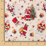 Traditional Santa Claus Christmas Printed Cotton Canvas - Ribes y Casals