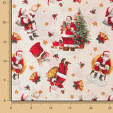 Traditional Santa Claus Christmas Printed Cotton Canvas - Ribes y Casals