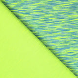 Striped Green Double Face Neoprene - Ribes y Casals