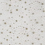 Golden Stars White Organza - Ribes y Casals