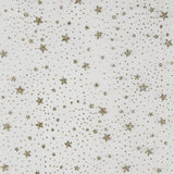 Golden Stars White Organza - Ribes y Casals