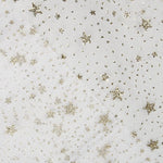 Golden Stars White Organza - Ribes y Casals
