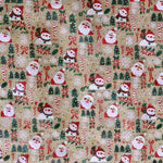 Organza Christmas Snowman Ecru - Ribes y Casals