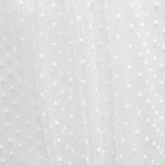 Organza Polyester White Plumeti - Ribes y Casals