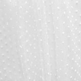 Organza Polyester White Plumeti - Ribes y Casals