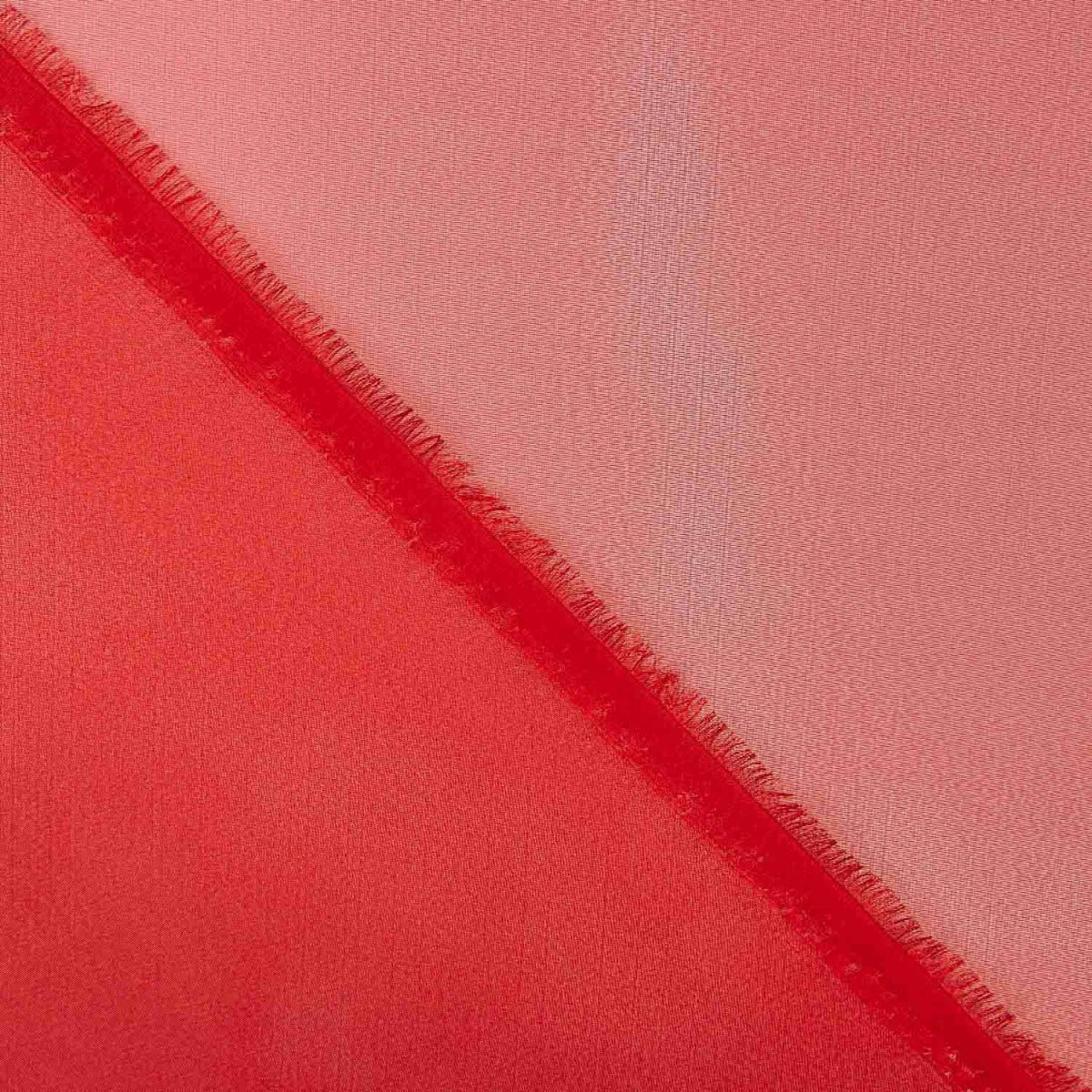 Red Polyester Organza - Ribes y Casals