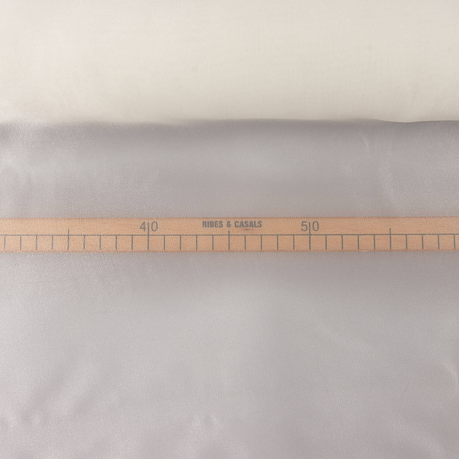 Natural White Polyester Organza - Ribes y Casals