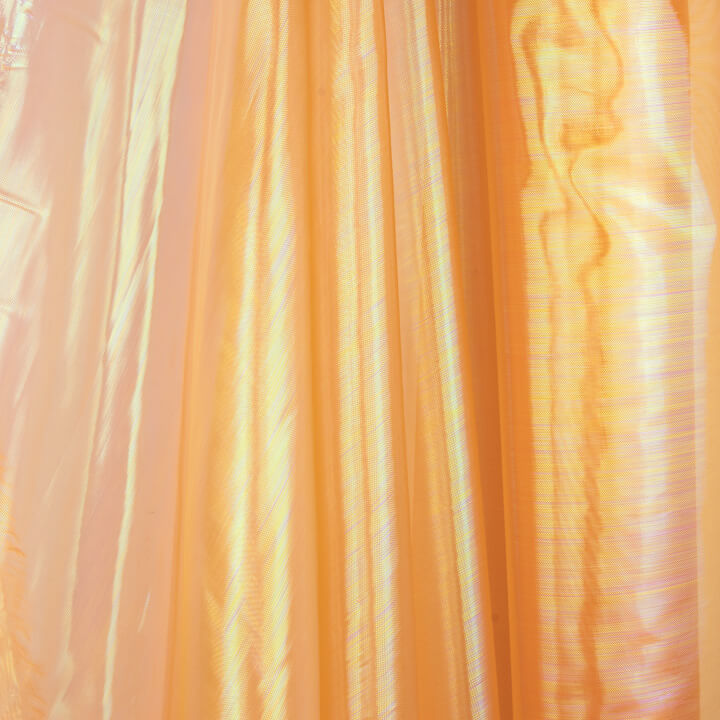 Orange-Toned Iris Organza - Ribes y Casals