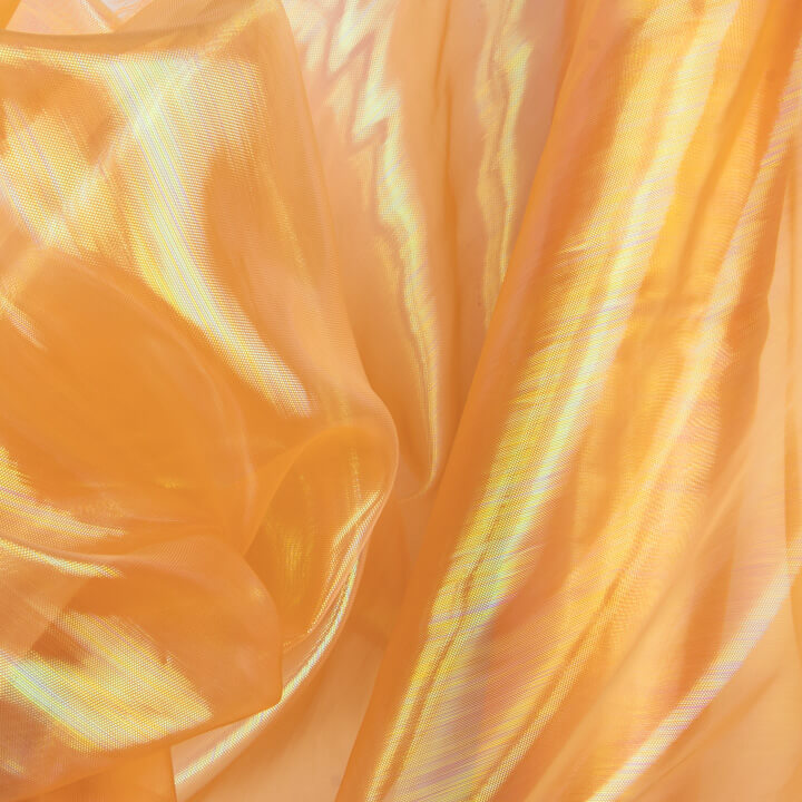 Orange-Toned Iris Organza - Ribes y Casals