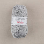 Wool Ball Heather Grey Lambswool - Ribes y Casals