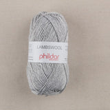 Wool Ball Heather Grey Lambswool - Ribes y Casals