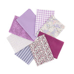 Mauve Cotton Patchwork Fabric Pack - Ribes y Casals