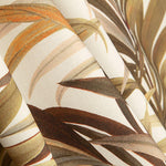 Ochre Tropical Palm Tree Printed Cotton Canvas - Ribes y Casals